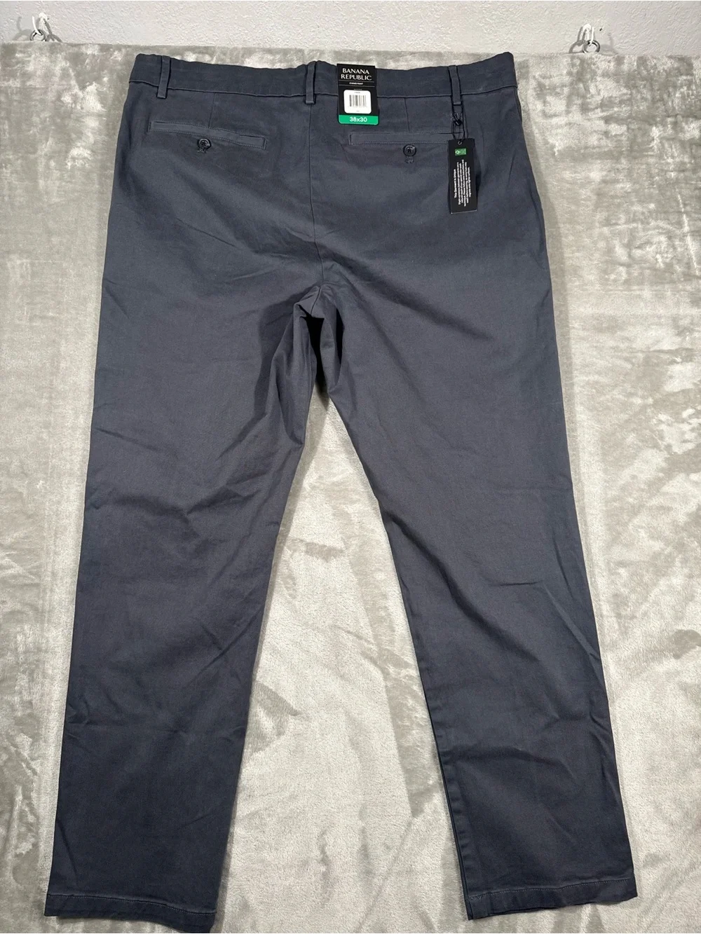 New Banana Republic Men’s Chino Pants Stretch Gray 38x30